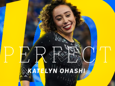 Katelyn Ohashi illustration ohashi katelyn gymnastics espn typography sports photoshop design aapi