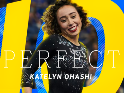 Katelyn Ohashi aapi design espn gymnastics illustration katelyn ohashi photoshop sports typography