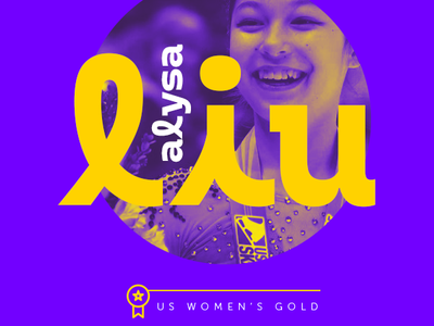 Alysa Liu / US Women's Gold aapi alysa asian athlete design espn illustration liu photoshop sports typography
