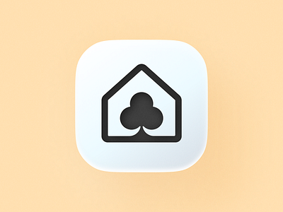 Clubhouse! app appicon brand brand identity branding cards club clubhouse figma house icon illustration ios leaf logo mark mobile saas startup symbol