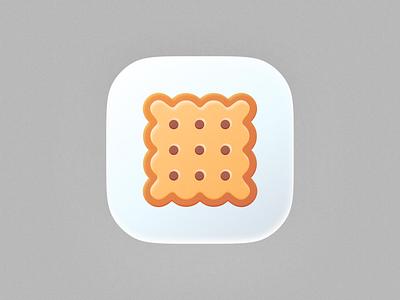 Biscuit! appicon biscuit brand branding cake figma icon icons illustration illustrations ios logo mark noise saas startup symbol texture