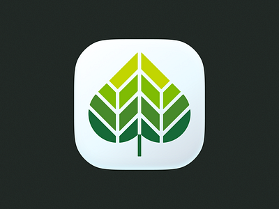 Leaf! app brand brand identity branding club figma gradient green icon illustration leaf logo mark mobile plant saas startup symbol