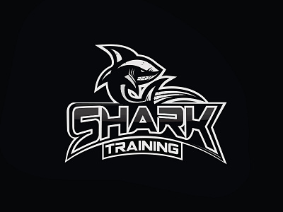 Shark Training finance gym gym logo logodesign logos shark sharks traning