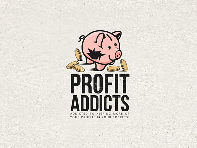 piggy bank logo logotype money money logo pig logo piggy bank piggy logo pink pig