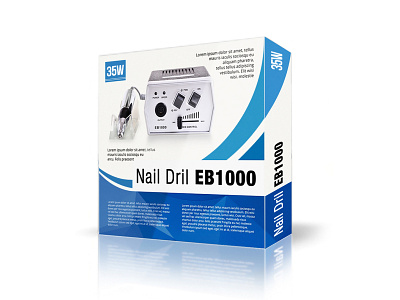 Nail Drill Package nail drill nail drill box nail drill package design nails package package design packages