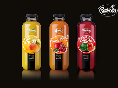 Rubicon Mock up juice bottler design bottle design fruit graphic design juice juice bottle juice label lable photoshop