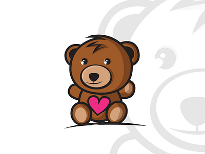 Cute Bear logo illustration bear bear logo branding cute art design illustration logo logo design teddy bear teddybear