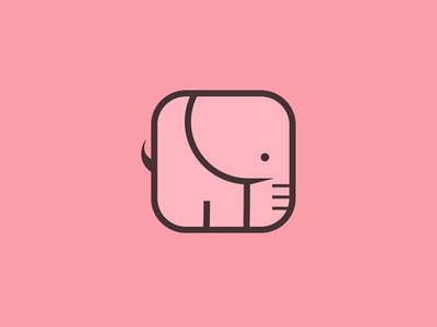 Elephant icon branding elephant logo logo concept logo design