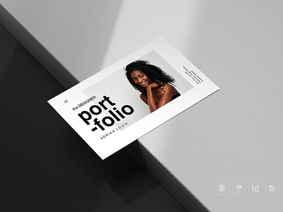 Minimal Portfolio Canva Template #2