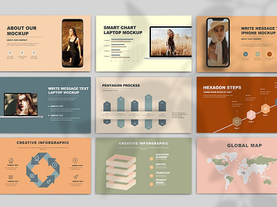 GOESLOW - Powerpoint Template #5 app branding design graphic design illustration logo typography ui ux vector