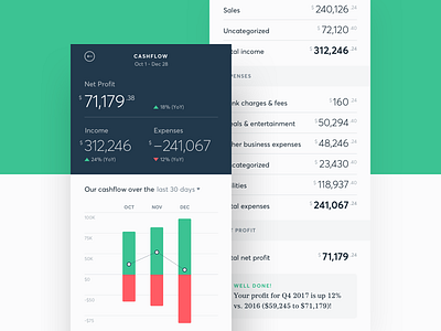 Cashflow cashflow expenses finance ui ux