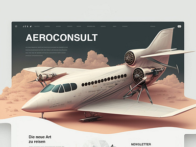 Website-Design for an private flight company branding design ui ux webdesign webflow website