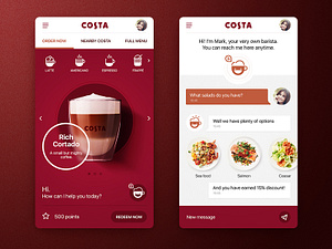 Costa app by Eriks Cernevskis on Dribbble