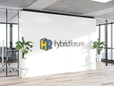 HR Hybrid Forum Logo branding event hr logo