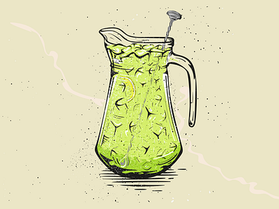 Lemonade Mango-Lemongrass cocktail cocktails drinks dry graphicdesign illustration lemonade summer2020