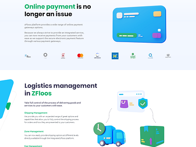 Zfloos platform app branding design ui uiux ux webapp website