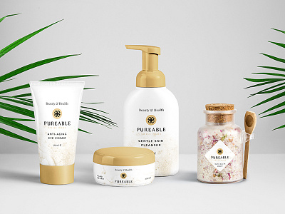 Pureable Cosmetics branding