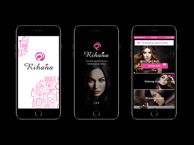 Rihana App UI/UX Design ( IOS + Android )