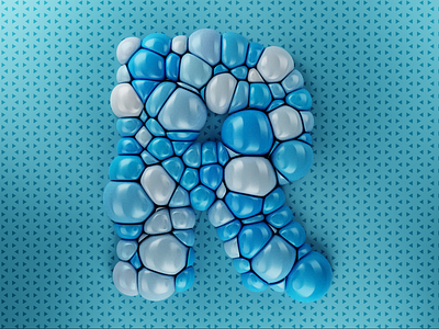 R - 36 Days of Type 36 days of type 3d abstract blender cycles design procedural shapes type type art