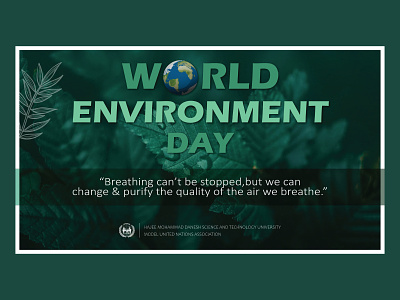 Elevating Sustainability: A Tribute to Environment Day bannner earth day environment day graphics design illustrator photoshop poster social media post world environment day