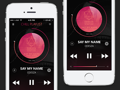 Music Player Idea app interface mobile music phone photoshop player ui ux