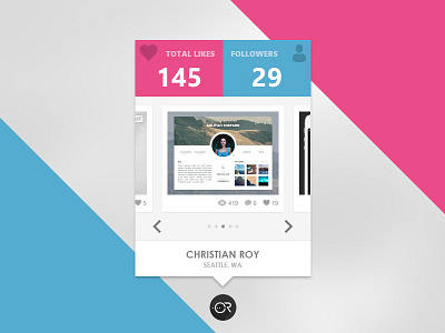 Dribbble Profile Preview