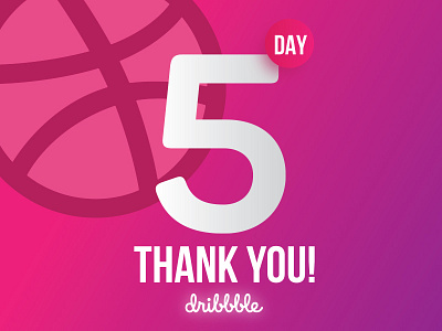 Debut on Dribbble! <3 branding count day5 dribbble dribbbleinvite graphicdesign illustrator minimaldesign photoshop vector