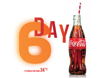 Get a Cold one! branding cocacola colddrinks count day6 graphicdesign hotday🔥 illustrator photoshop