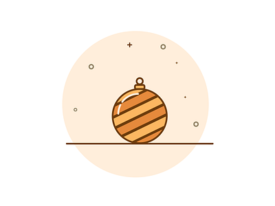 Ornament Icon 2d branding cute design geometric icon illustration orange ui vector