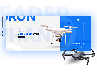 Drons Shop Website card drone interface ui ux website webslider