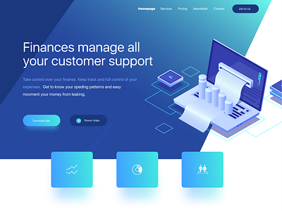 Finances manage (web template)