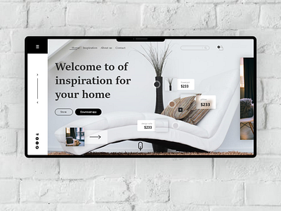 Home Interface design branding design interaction interface mobile page slider ui uiux ux web website