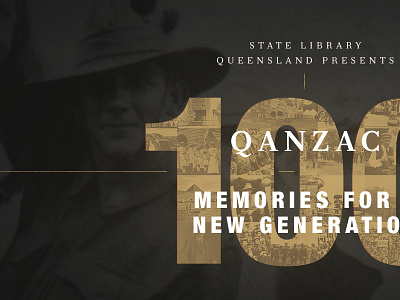 QAnzac100 1 anzac history home landing memories page queensland typography war website world