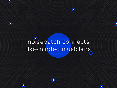 Like-minded blue connect landing music musicians noisepatch page