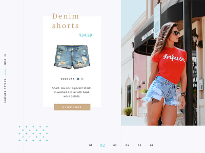 Psss... your shorts have holes in them clothing ecommerce fashion lookbook minimal price product serif tile typography ui