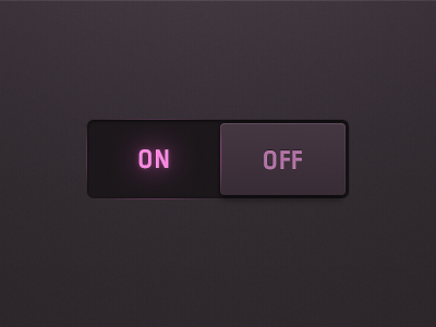 On/off button