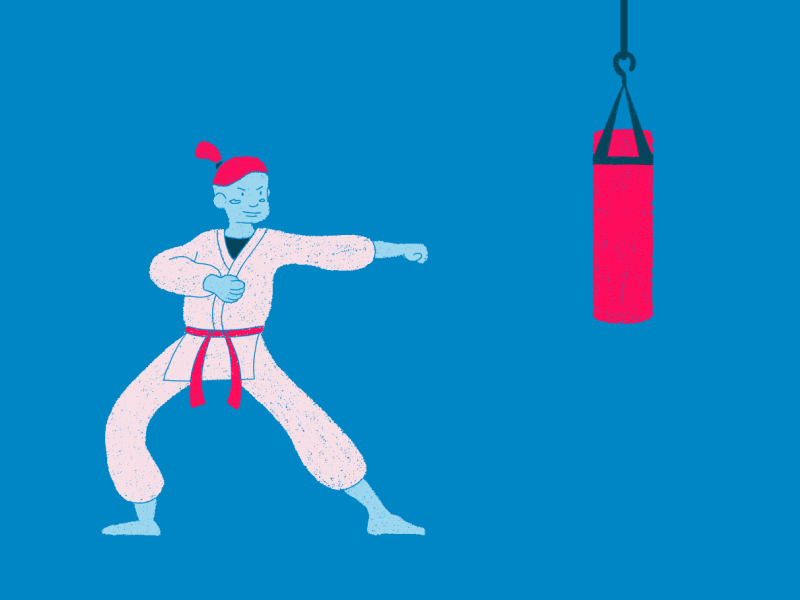 Karate Girl by Motionauts on Dribbble