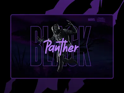 Black Panther UI Concept - Web Design blackpanther concept design dribble shot fan art fanart firstshot layout marvel typogaphy ui ui design uiux web webdesign