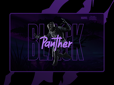 Black Panther UI Concept - Web Design