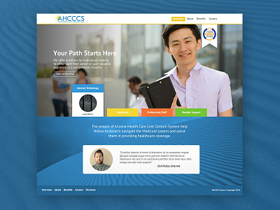 AHCCCS Career Site Concept arizona career site fullwidth jobs layout recruiting site