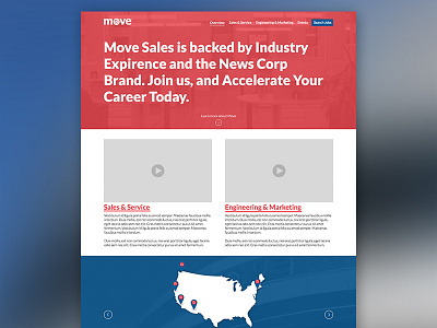 Move.com Careers careers jobs layout marketing site