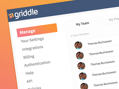 Team Management WIP calendar grid management process schedule time tracking ui wip
