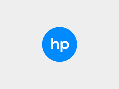 HP Logo brand hp icon logo minimal