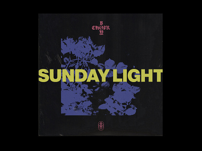 Sunday Light album cover graphic design layout music typography