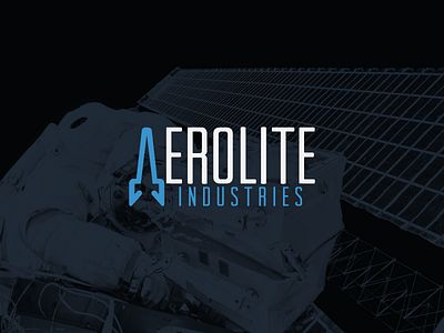 Aerolite Industries andrew schuster daily logo challenge layout logo nasa rocketship schuster simple space type ui ux