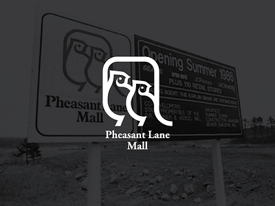 Pheasant Lane Mall (Vintage Logo Remaster) andrew schuster debut draplin logo mall motion retro schuster typography ui ux vintage