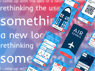 App design / Air Serbia Concept air airserbia app beginner concept design figma first fly serbia ui ux