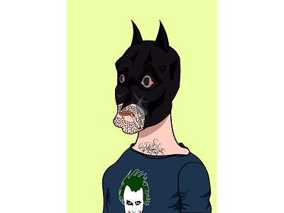 Badman Ollo #1 badman batman illustration illustrator ipad joker ollo