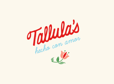 Tallula's Logo brand identity design illustration logo restaurant branding vector