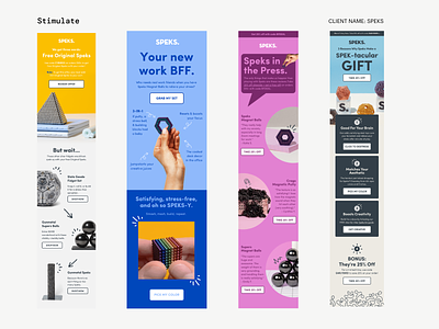 Email Design Templates - Speks branding design e commerce email automation email campaign email design email marketing figma klaviyo